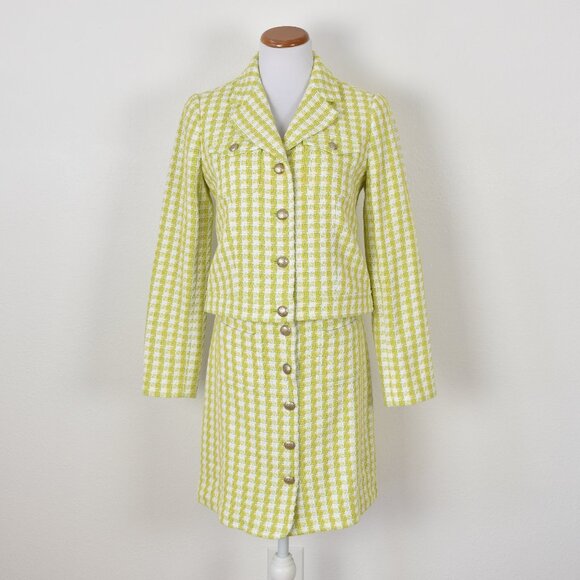 Talbots Tweed Skirt Suit Set NEW - 2 - Picture 2 of 14